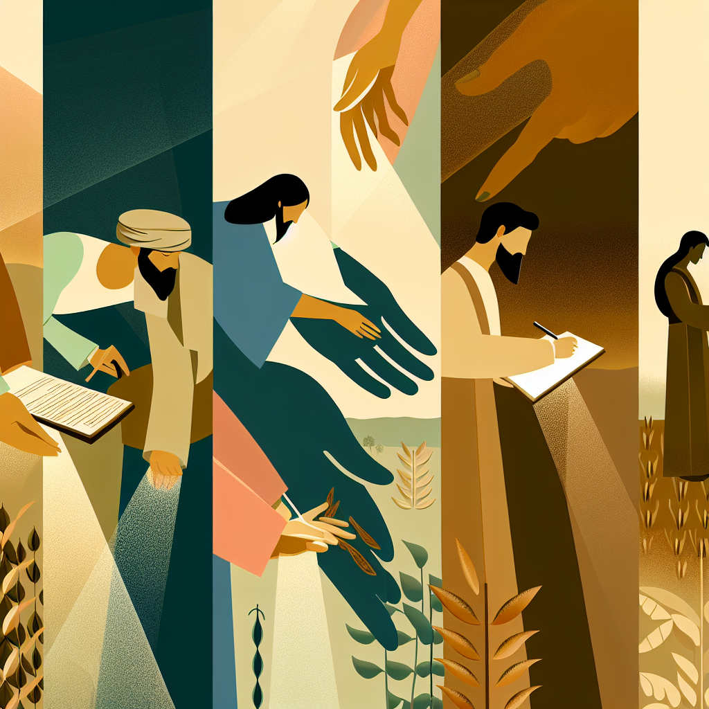 Biblical scene illustration
