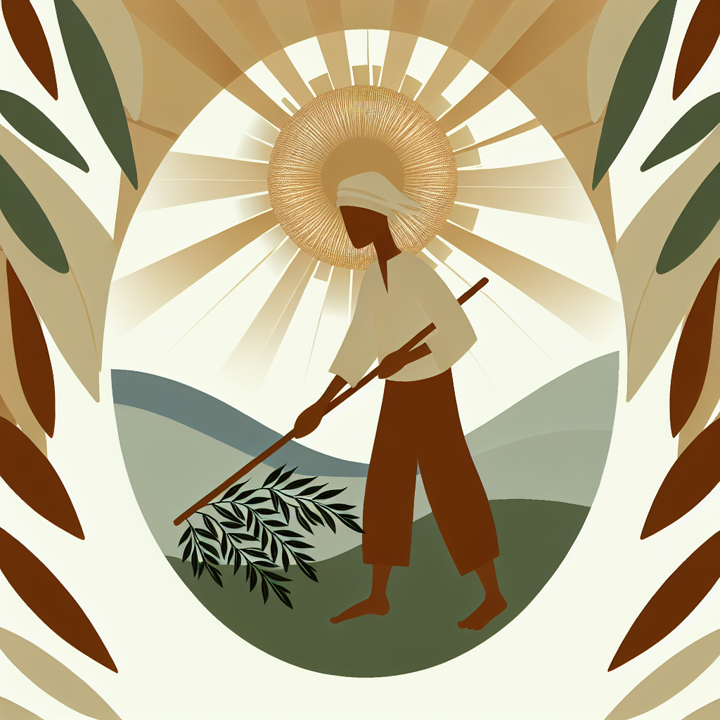 Biblical scene illustration