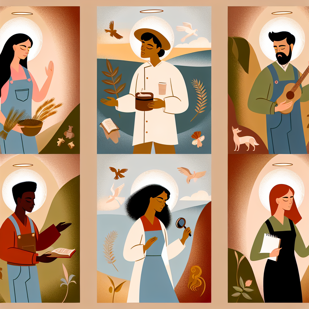 Biblical scene illustration