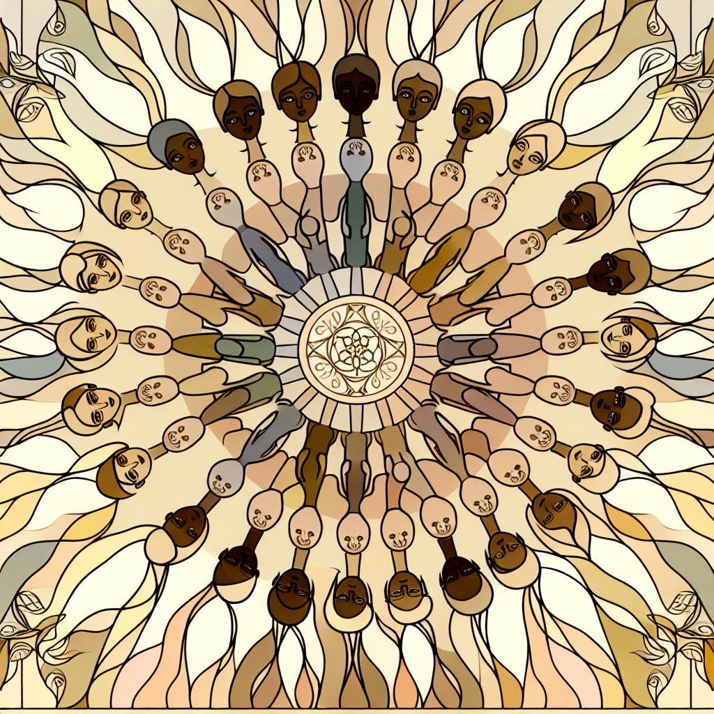 Biblical scene illustration